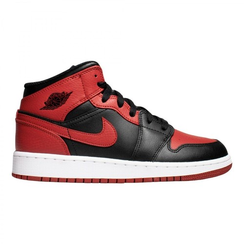 Nike, Sneakers Air Jordan 1 Mid Banned Czerwony, male, 1169.00PLN