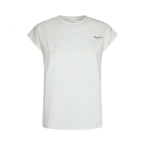 Pepe Jeans, Bloom T-Shirt Biały, female, 96.45PLN