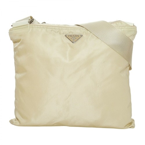 Prada Vintage, Pre-owned Tessuto Crossbody Bag Brązowy, female, 2394.79PLN