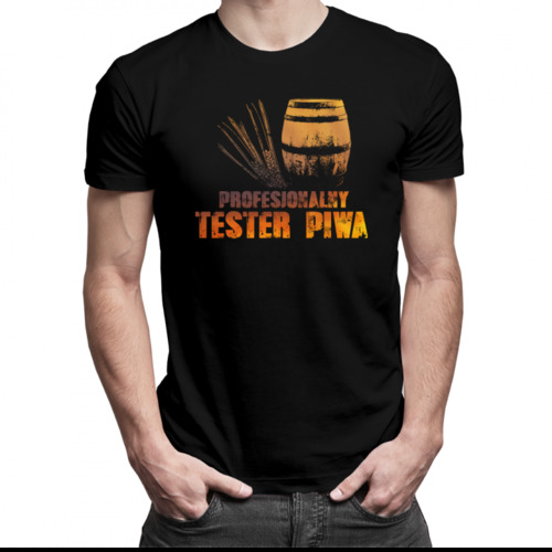 Profesjonalny tester piwa - męska koszulka z nadrukiem 69.00PLN