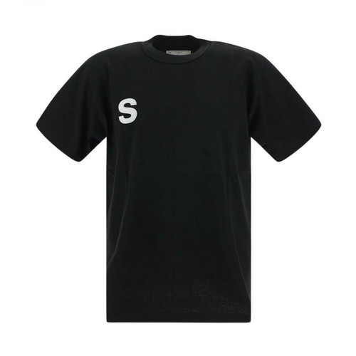 Sacai, T-shirt Czarny, male, 821.00PLN