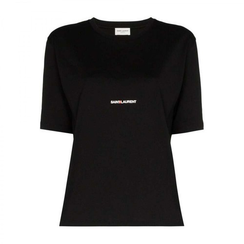 Saint Laurent, T-shirt Czarny, female, 1077.00PLN