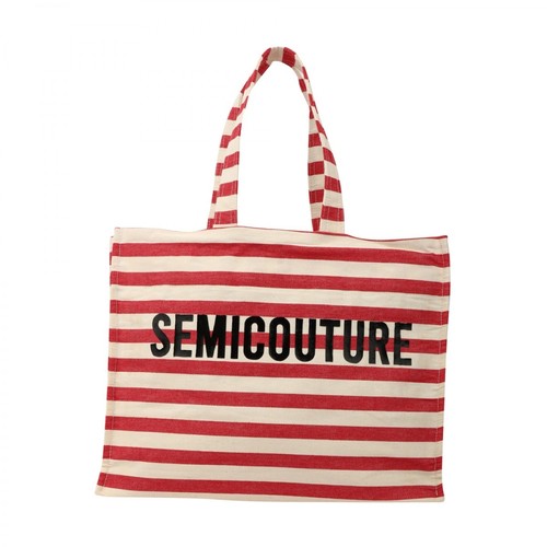 Semicouture, shopper bag Czerwony, female, 357.30PLN