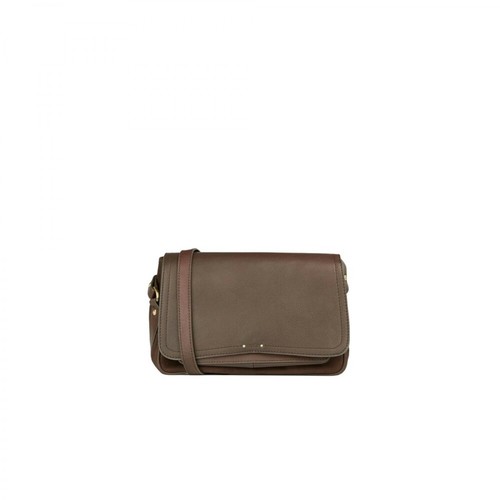Sessun, leather bag Brązowy, female, 801.00PLN