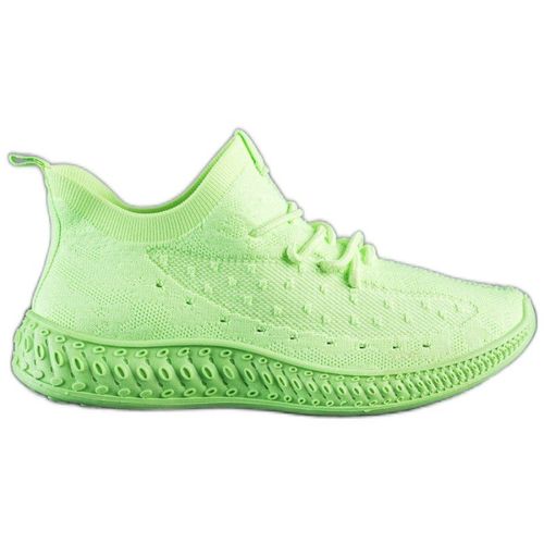 SHELOVET Zielone Tekstylne Sneakersy 115.90PLN