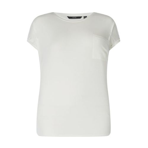 T-shirt PLUS SIZE z ukośnie skrojonymi rękawami model ‘Dava’ 44.99PLN