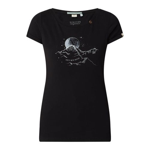 T-shirt z bawełny ekologicznej model ‘Flora’ 99.99PLN