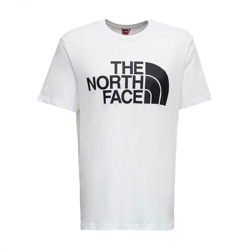 The North Face, T-Shirt with Logo Print Biały, male, 102.00PLN