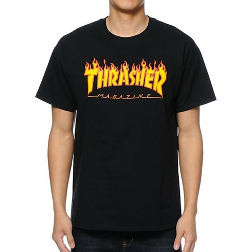 Thrasher, T-shirt Czarny, male, 274.00PLN