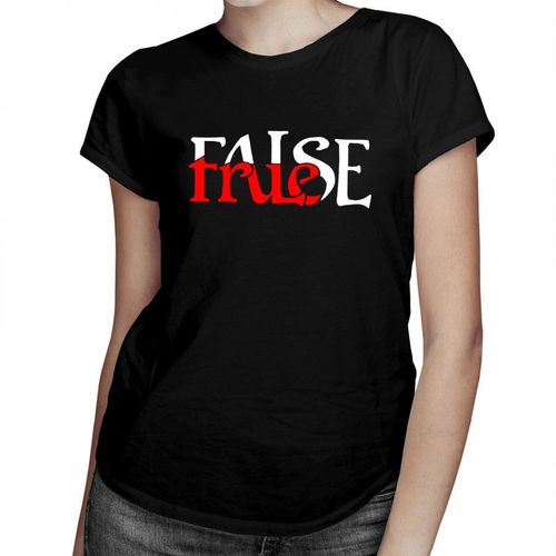 True False - damska koszulka z nadrukiem 69.00PLN