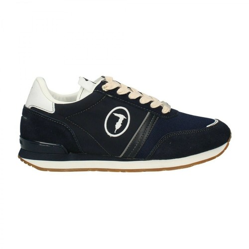 Trussardi, 77A00342Pe21 Sneakers Low Niebieski, male, 386.00PLN