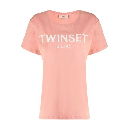 Twinset, T-shirt Różowy, female, 249.00PLN
