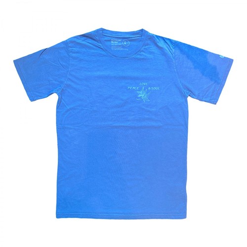 Universal Works, T-shirt Niebieski, male, 219.00PLN