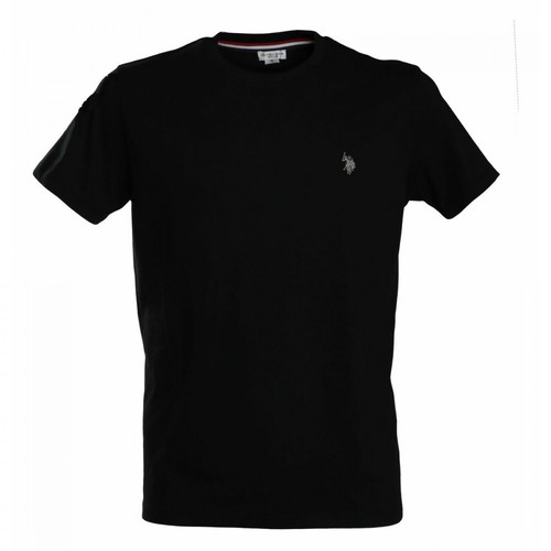 US Polo, T-Shirt Czarny, male, 178.00PLN