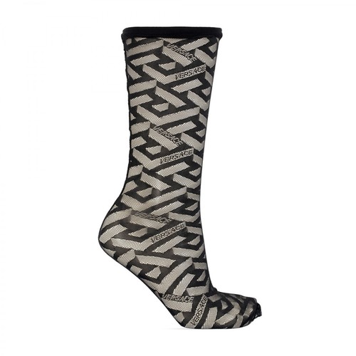 Versace, Sheer socks Czarny, female, 730.00PLN