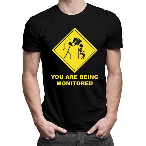 You are being monitored - męska koszulka z nadrukiem 69.00PLN