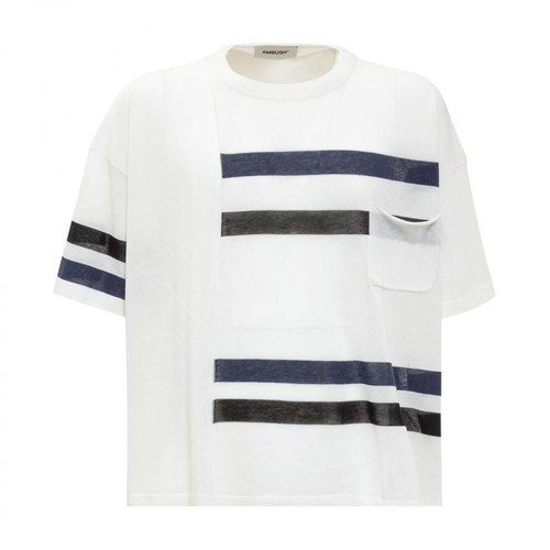 Ambush, T-Shirt With Pattern Biały, male, 1373.00PLN
