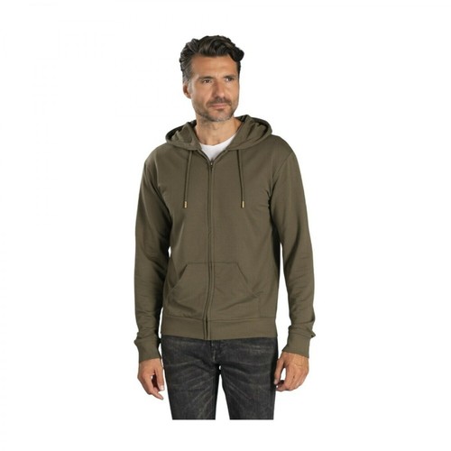 Anonym Apparel, Sweat-shirt à capuche et zip Zielony, male, 684.00PLN
