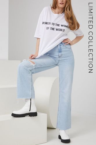Answear Lab jeansy Premium Jeans answear.LAB X limitowana kolekcja festiwalowa BE BRAVE 189.99PLN