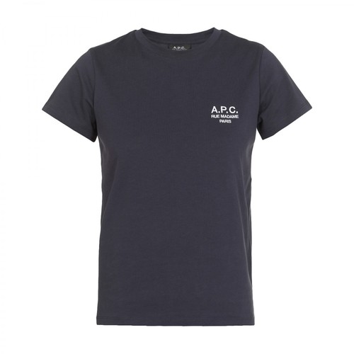 A.p.c., T-shirt Niebieski, female, 291.00PLN