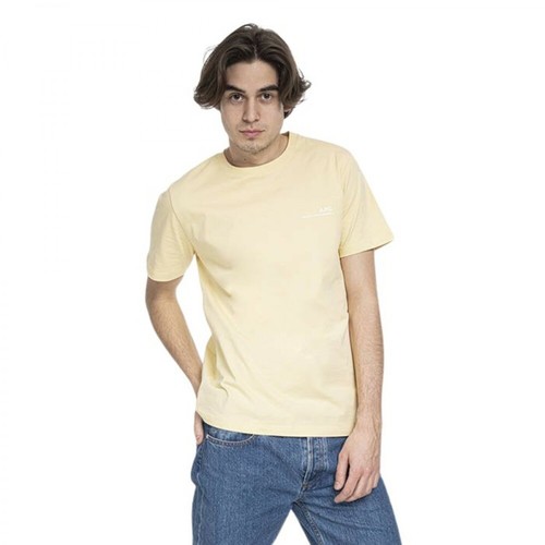 A.p.c., T-Shirt Żółty, male, 401.35PLN