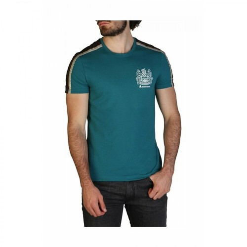 Aquascutum, T-shirt Zielony, male, 259.66PLN