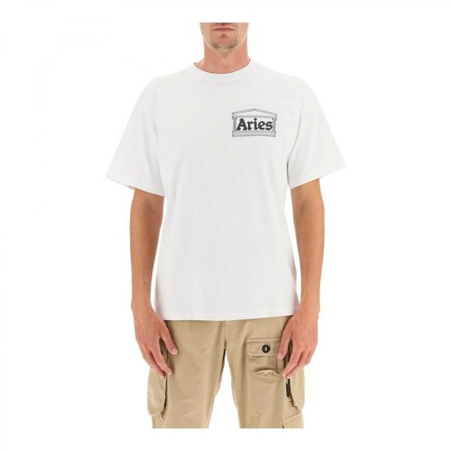 Aries, T-shirt Biały, male, 508.00PLN