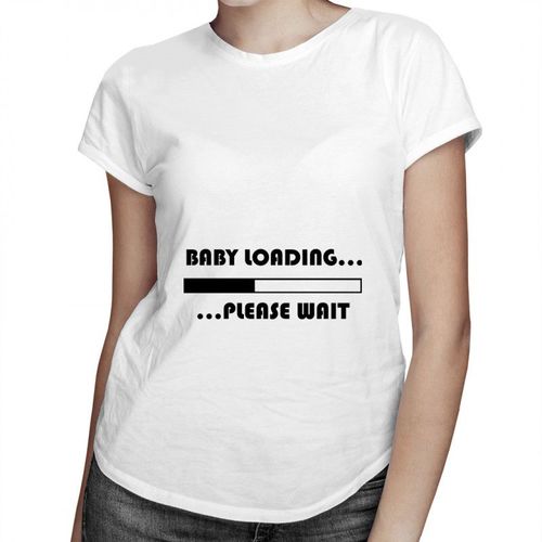 Baby loading ... please wait - damska koszulka z nadrukiem 69.00PLN