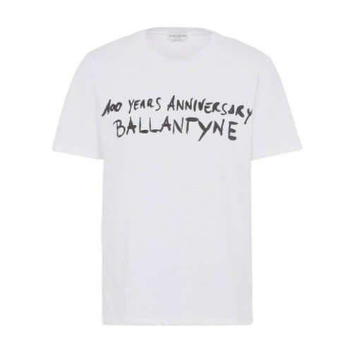 Ballantyne, Ucta8 t-shirt Biały, male, 434.00PLN