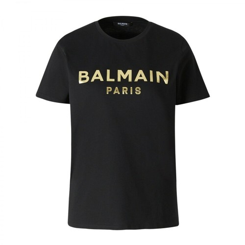 Balmain, Logo T-Shirt Czarny, male, 1346.00PLN