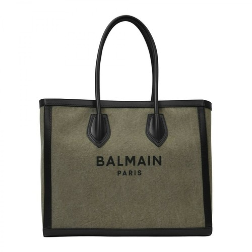 Balmain, Shopper Logo Zielony, female, 3635.74PLN