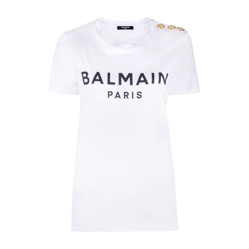 Balmain, T-shirt Biały, female, 1065.00PLN