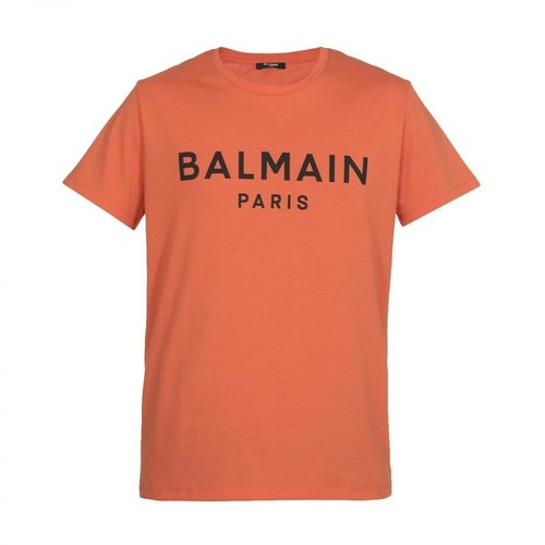 Balmain, T-shirt Pomarańczowy, male, 1040.00PLN