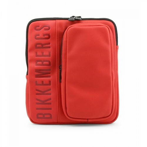 Bikkembergs, Bag E91Pme560022 Czerwony, male, 326.54PLN
