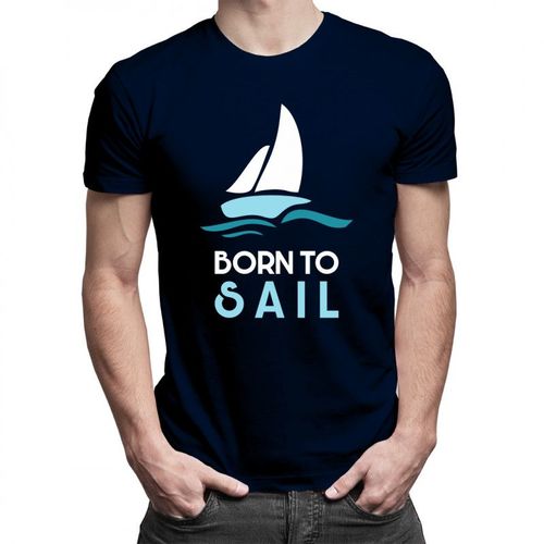 Born to sail - męska koszulka z nadrukiem 69.00PLN