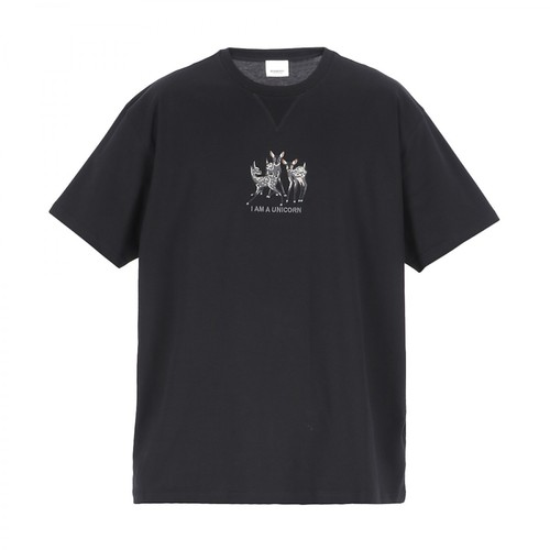 Burberry, T-shirt Czarny, male, 2098.00PLN