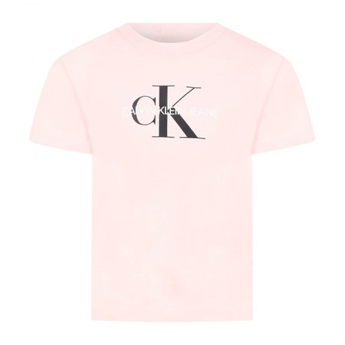 Calvin Klein, T-shirt Różowy, female, 165.00PLN