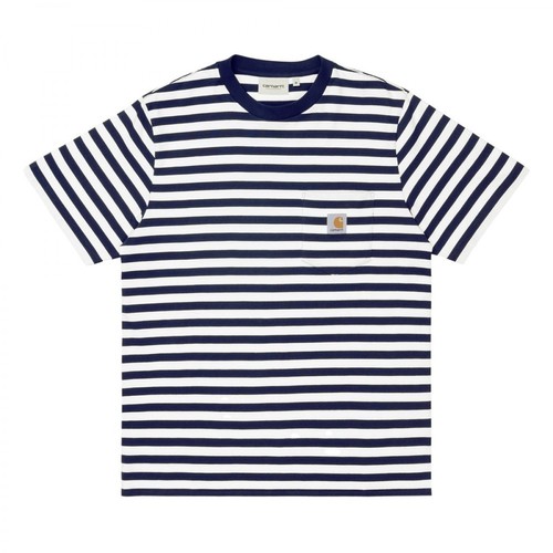 Carhartt Wip, T-shirt Niebieski, male, 292.00PLN