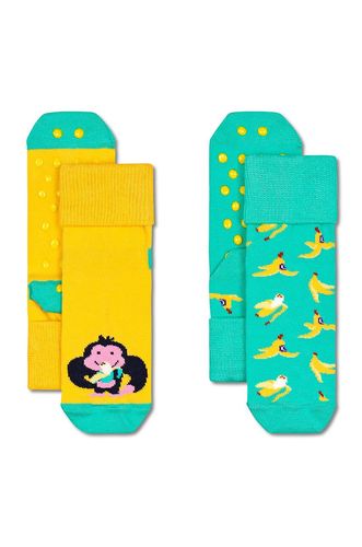<![CDATA[Happy Socks skarpetki dziecięce Monkey & Banana (2-pack)]]> 39.99PLN