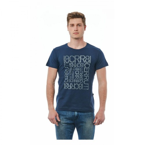 Cerruti 1881, T-shirt Niebieski, male, 263.60PLN