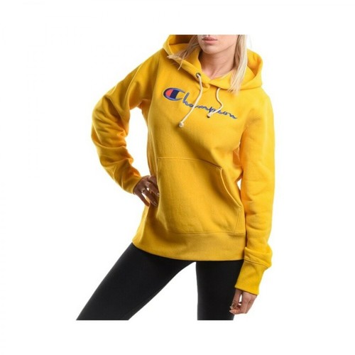 Champion, Bluza Hooded Sweatshirt 111555 Ys001 Żółty, female, 228.85PLN