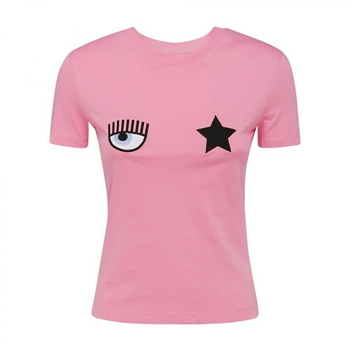 Chiara Ferragni Collection, T-shirts and Polos Pink Różowy, female, 447.00PLN