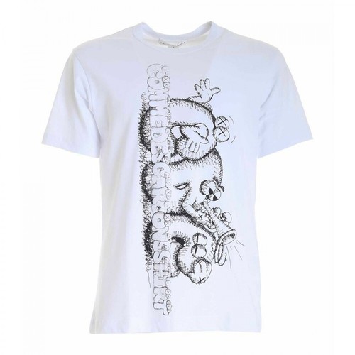 Comme des Garçons, Print t-shirt Biały, male, 315.00PLN
