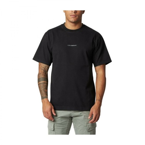 C.p. Company, T-shirt Czarny, male, 473.00PLN