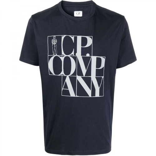 C.p. Company, T-Shirt Niebieski, male, 589.00PLN