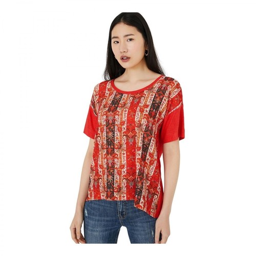 Desigual, T-shirt Czerwony, female, 487.85PLN
