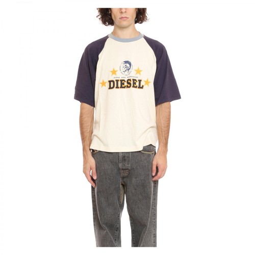 Diesel, t-shirt Biały, male, 502.00PLN