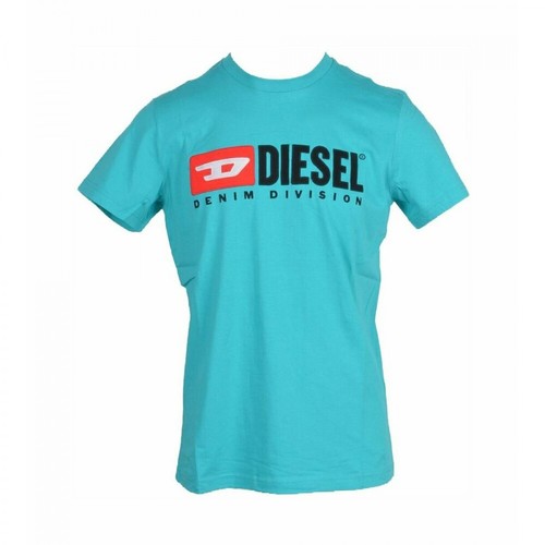 Diesel, T-Shirt Zielony, male, 299.00PLN