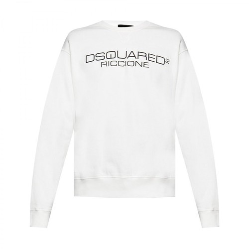 Dsquared2, Bluza z logo Biały, male, 981.00PLN