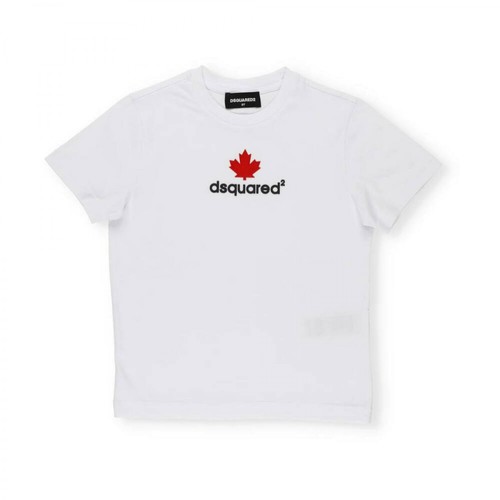 Dsquared2, Logo Print T-shirt Biały, unisex, 427.00PLN